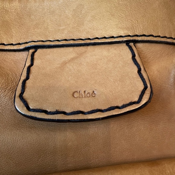 Chloe Edith Large Hand Bag Brown Leather - Picture 9 of 13